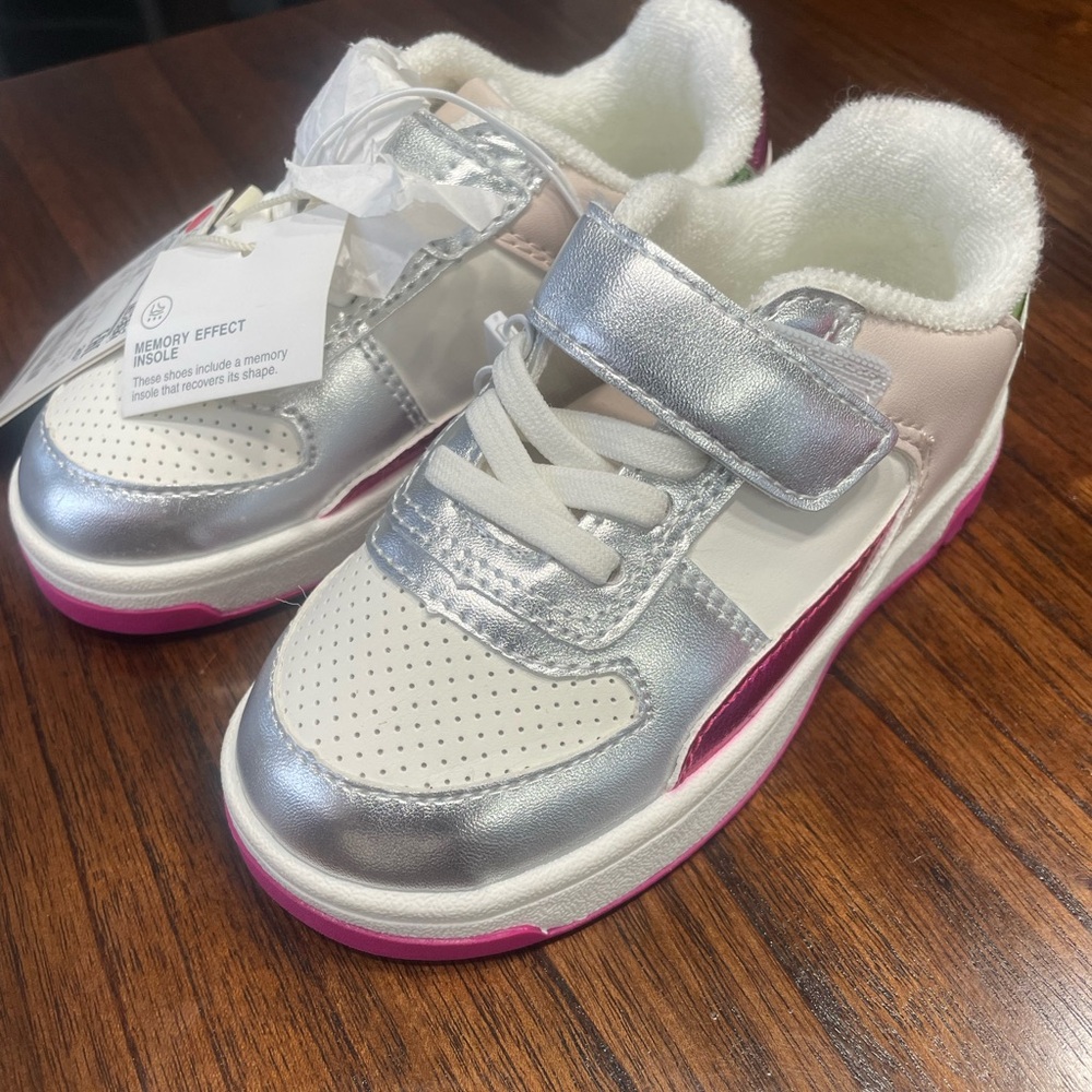 ZARA silver pink NWT toddler sneaker